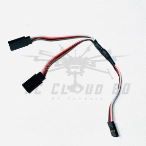 20cm Servo Y Male to Female Extension Cable