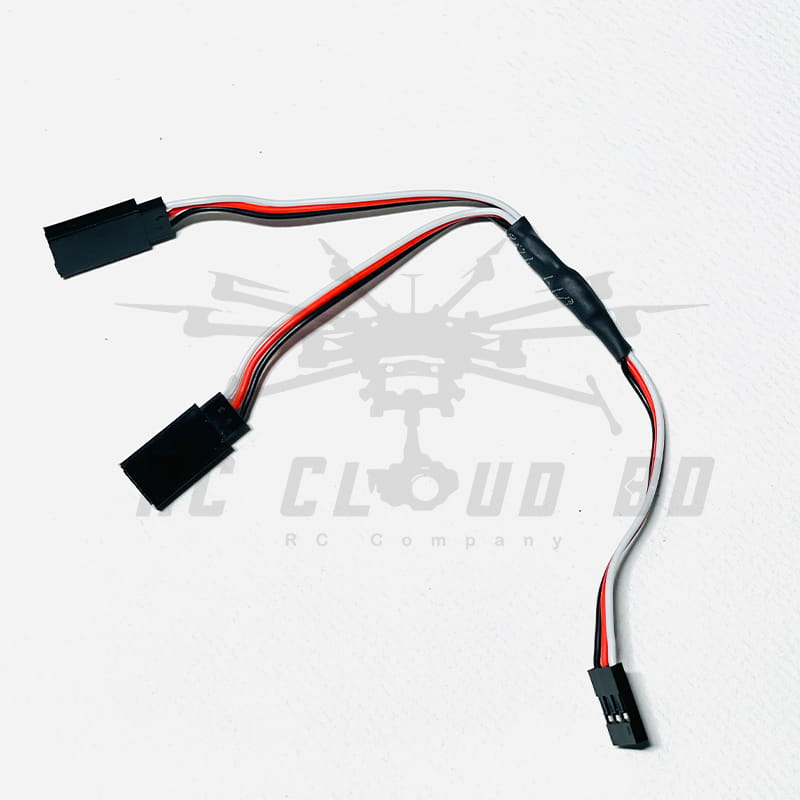 20cm Servo Y Male to Female Extension Cable